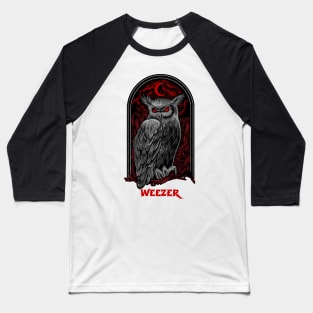 The Moon Owl Weezer Baseball T-Shirt